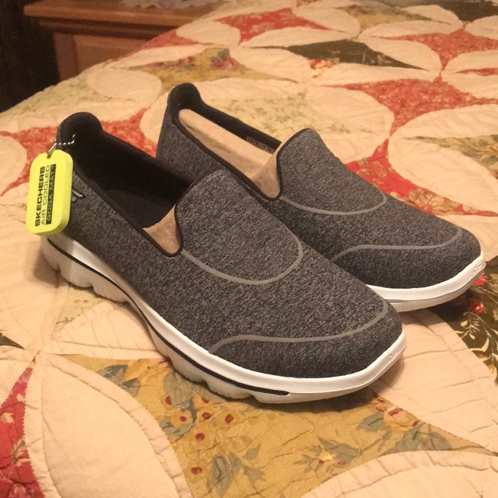 Skechers air cooled goga mat slip on shoes